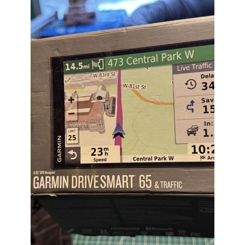 Garmin DriveSmart 65 GPS Navigator With Traffic & Wi-Fi 6.95" Display Includes C - Picture 3 of 12